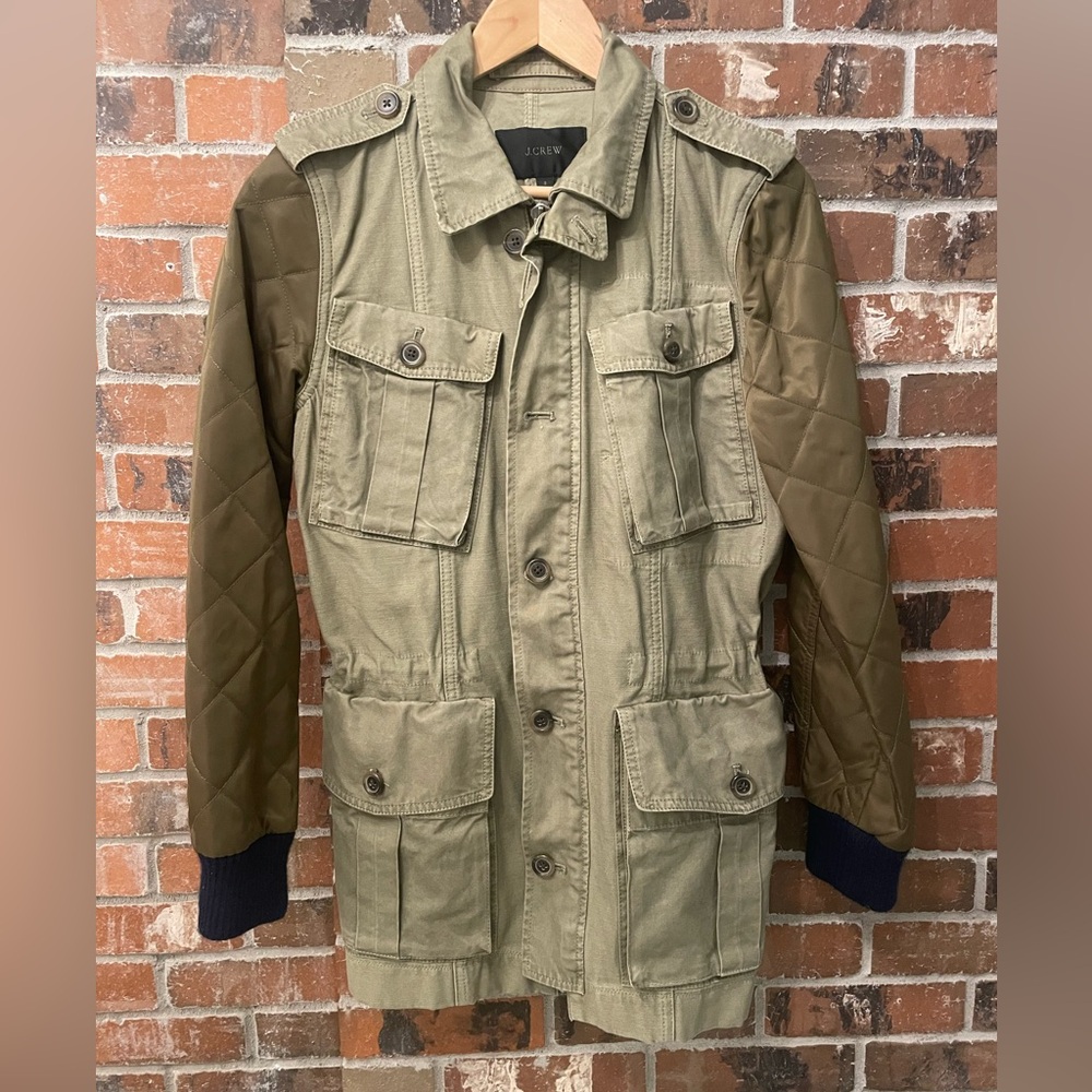 J. Crew Two-Tone Military Field Jacket, Size small